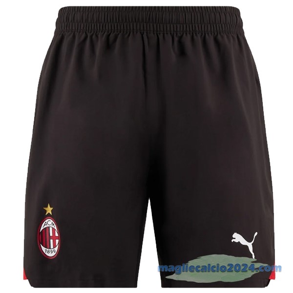 Prima Pantaloni AC Milan 2023 2024 Nero Poco Prezzo