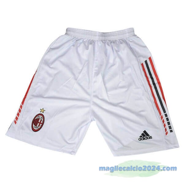 Prima Pantaloni AC Milan Retro 2005 2006 Bianco Poco Prezzo