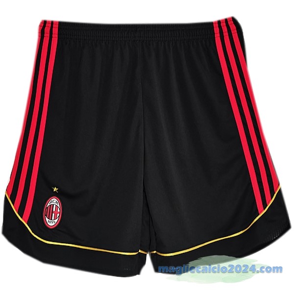 Prima Pantaloni AC Milan Retro 2006 Nero Poco Prezzo