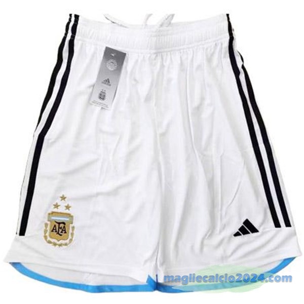 Prima Pantaloni Argentina 3 Stars 2022 Bianco Poco Prezzo