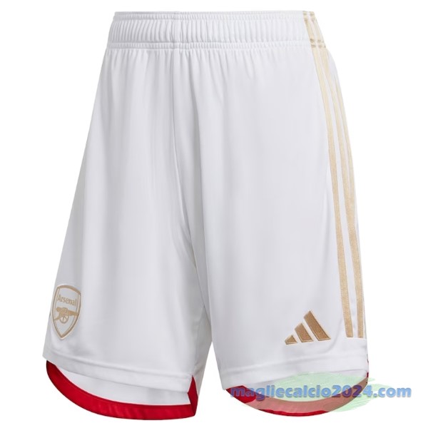 Prima Pantaloni Arsenal 2023 2024 Bianco Poco Prezzo