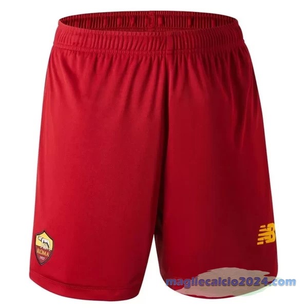 Prima Pantaloni As Roma 2022 2023 Rosso Poco Prezzo