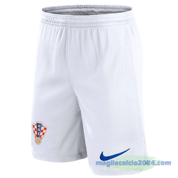 Prima Pantaloni Croazia 2022 Bianco Poco Prezzo