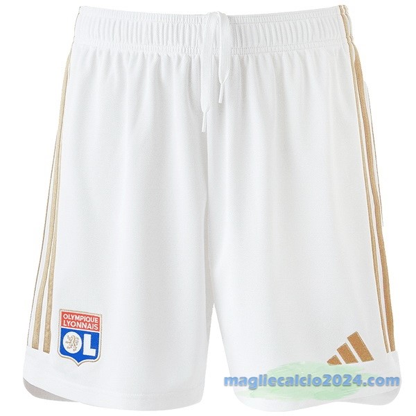 Prima Pantaloni Lyon 2023 2024 Bianco Poco Prezzo