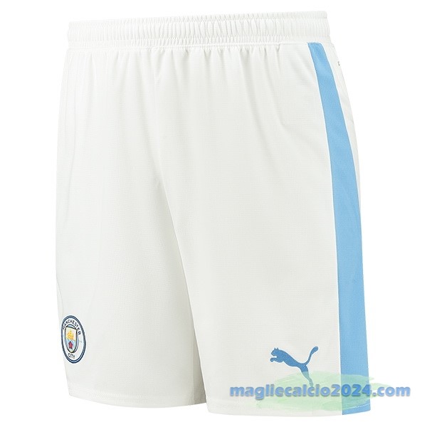 Prima Pantaloni Manchester City 2023 2024 Bianco Poco Prezzo