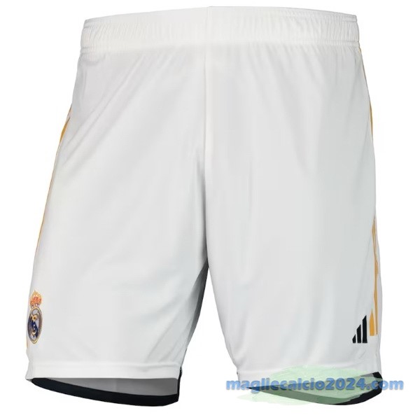 Prima Pantaloni Real Madrid 2023 2024 Bianco Poco Prezzo