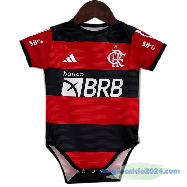 Prima Tutine Bambino Flamengo 2023 2024 Rosso Poco Prezzo
