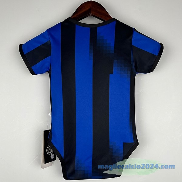 Prima Tutine Bambino Inter Milán 2023 2024 Azul Nero Poco Prezzo