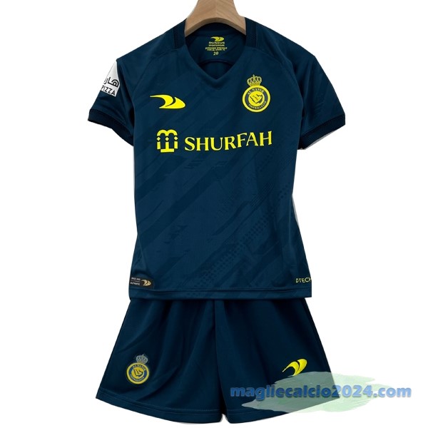 Seconda Conjunto De Bambino Al Nassr 2022 2023 Azul Poco Prezzo