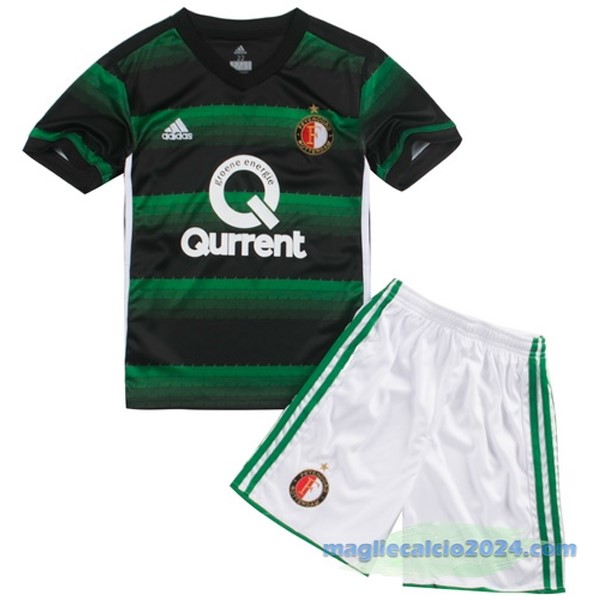 Seconda Conjunto De Bambino Feyenoord Rotterdam Retro 2017 2018 Verde Poco Prezzo