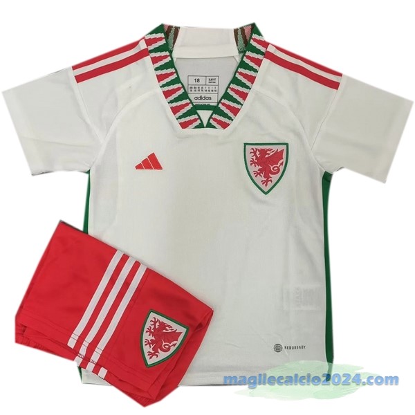 Seconda Conjunto De Bambino Galles 2022 Bianco Poco Prezzo