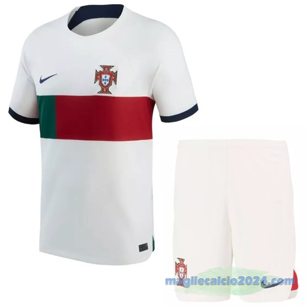 Seconda Conjunto De Bambino Portogallo 2022 Bianco Poco Prezzo