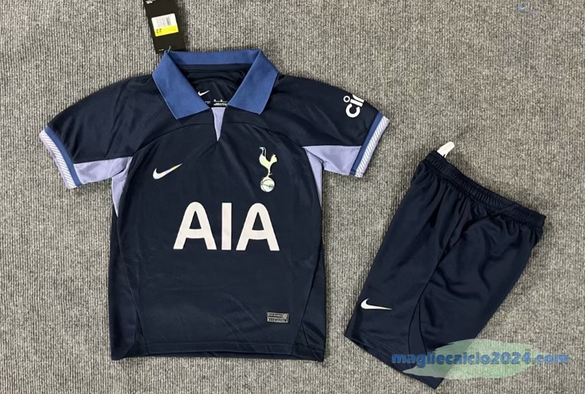 Seconda Conjunto De Bambino Tottenham Hotspur 2023 2024 Azul Navy Poco Prezzo