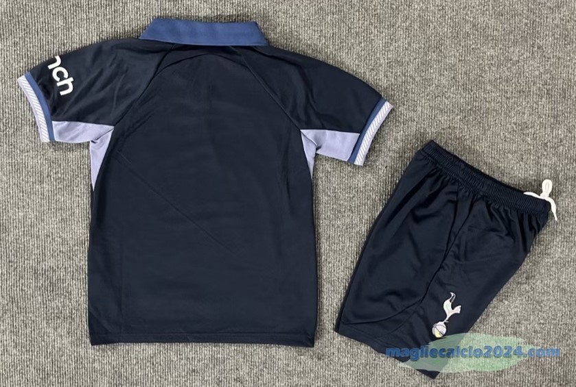 Seconda Conjunto De Bambino Tottenham Hotspur 2023 2024 Azul Navy Poco Prezzo