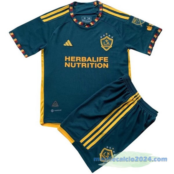 Seconda Conjunto De Uomo Los Angeles Galaxy 2023 2024 Verde Poco Prezzo