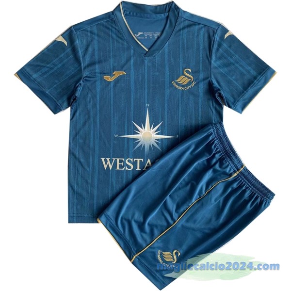 Seconda Conjunto De Uomo Swansea 2023 2024 Azul Poco Prezzo