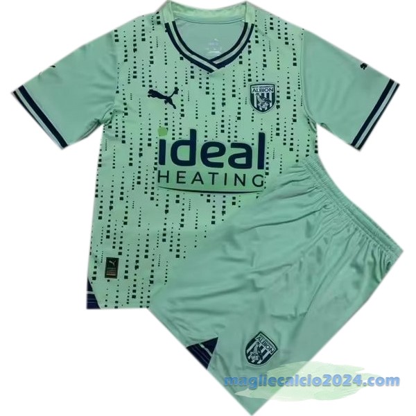 Seconda Conjunto De Uomo West Brom 2023 2024 Verde Poco Prezzo