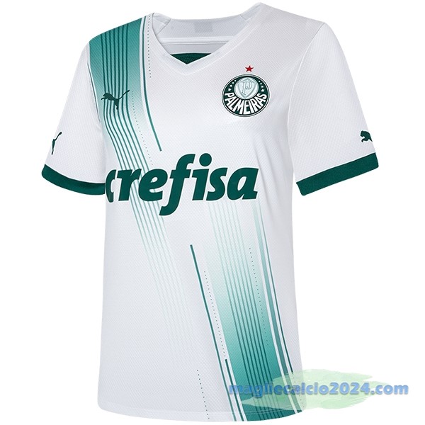 Seconda Donna Maglia Palmeiras 2023 2024 Bianco Poco Prezzo