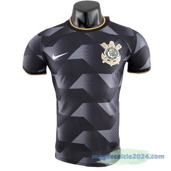 Seconda Giocatori Maglia Corinthians Paulista 2022 2023 Nero Poco Prezzo