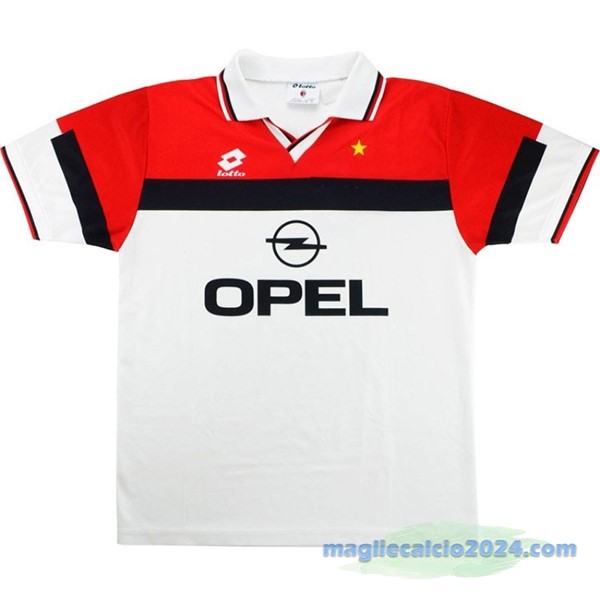 Seconda Maglia AC Milan Retro 1994 1995 Bianco Poco Prezzo