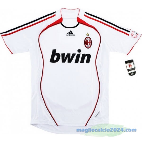 Seconda Maglia AC Milan Retro 2006 2007 Bianco Poco Prezzo