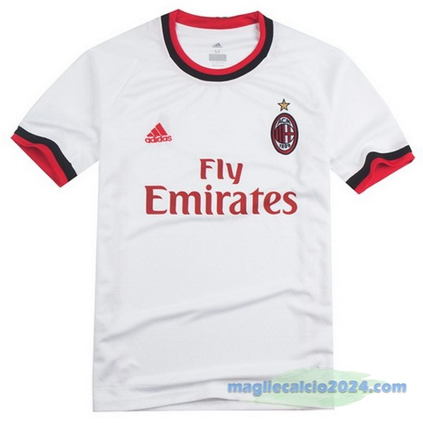 Seconda Maglia AC Milan Retro 2017 2018 Bianco Poco Prezzo