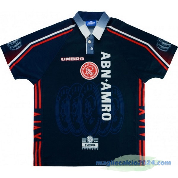 Seconda Maglia Ajax Retro 1997 1998 Nero Poco Prezzo