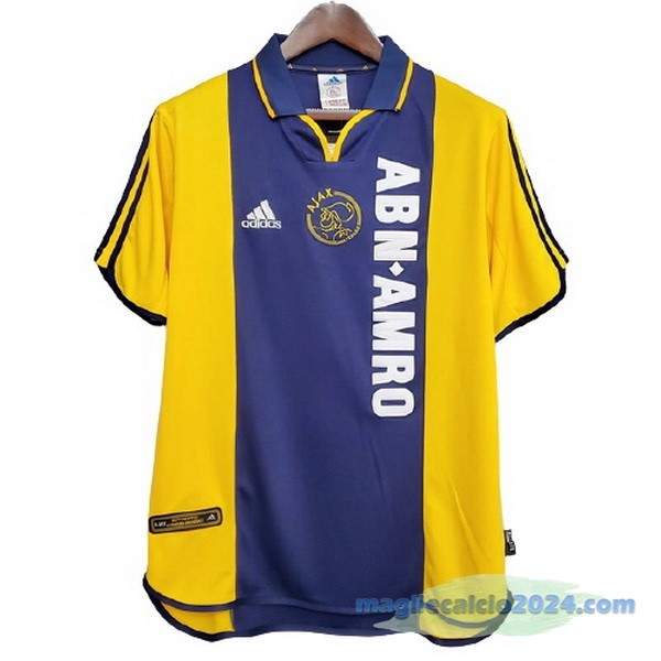 Seconda Maglia Ajax Retro 2000 2001 Giallo Poco Prezzo