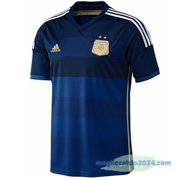 Seconda Maglia Argentina Retro 2014 Azul Poco Prezzo