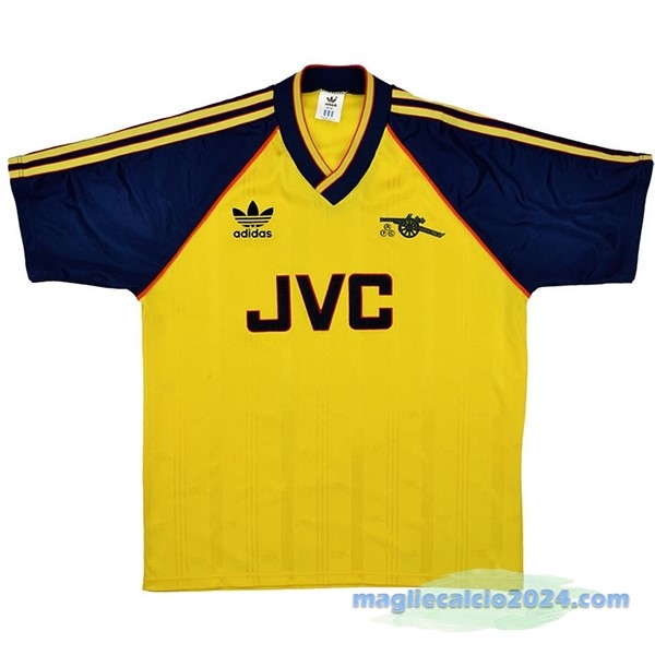 Seconda Maglia Arsenal Retro 1988 1991 Giallo Poco Prezzo