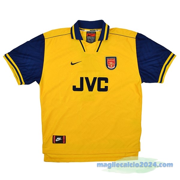 Seconda Maglia Arsenal Retro 1996 1997 Giallo Poco Prezzo