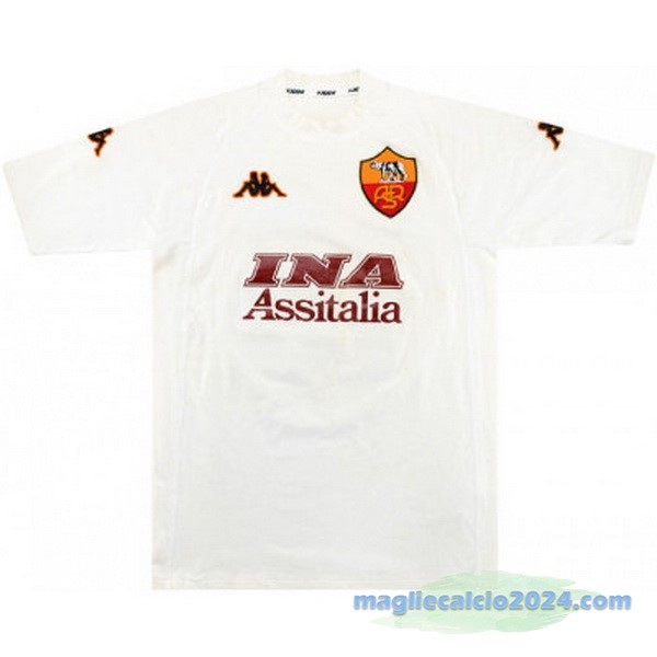Seconda Maglia As Roma Retro 2000 2001 Bianco Poco Prezzo
