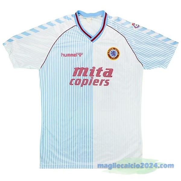 Seconda Maglia Aston Villa Retro 1988 1989 Bianco Poco Prezzo