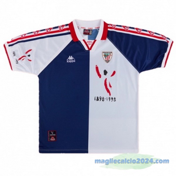 Seconda Maglia Athletic Bilbao Retro 1997 1998 Bianco Poco Prezzo