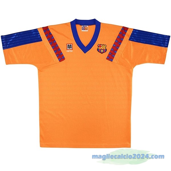 Seconda Maglia Barcelona Retro 1991 1992 Arancione Poco Prezzo