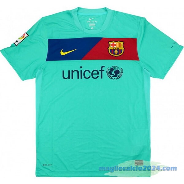 Seconda Maglia Barcelona Retro 2010 2011 Verde Poco Prezzo