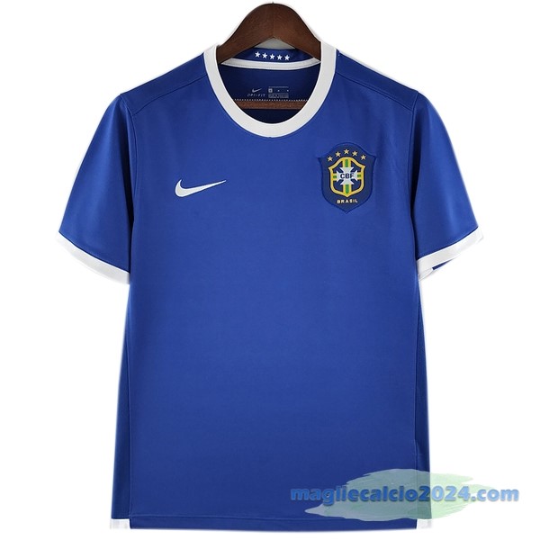 Seconda Maglia Brasile Retro 2006 Azul Poco Prezzo