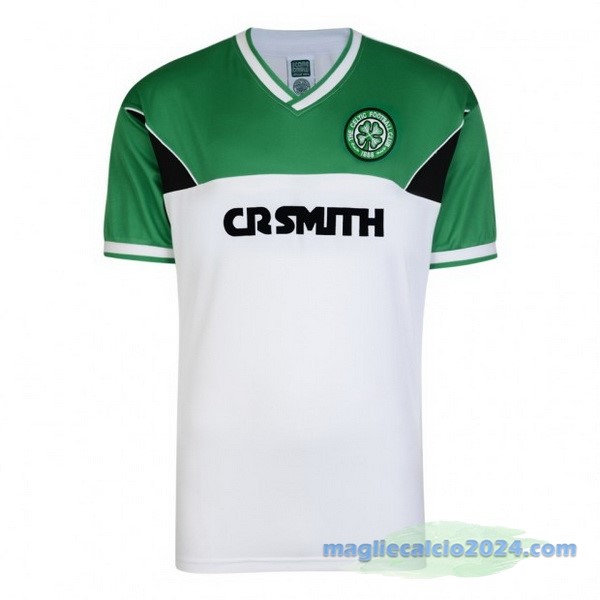 Seconda Maglia Celtic Retro 1985 1986 Verde Bianco Poco Prezzo