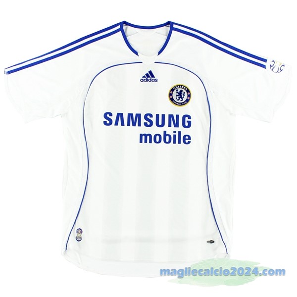 Seconda Maglia Chelsea Retro 2006 2007 Bianco Poco Prezzo