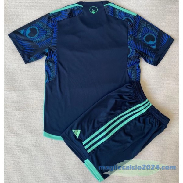 Seconda Maglia Conjunto De Bambino Leeds United 2023 2024 Azul Poco Prezzo