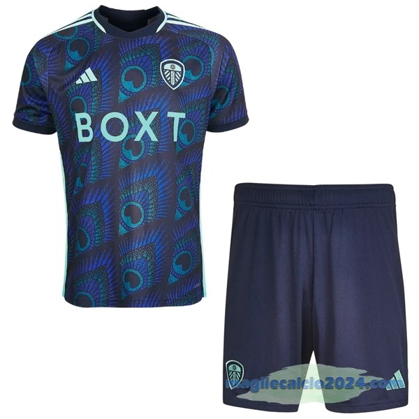 Seconda Maglia Conjunto De Uomo Leeds United 2023 2024 Azul Poco Prezzo