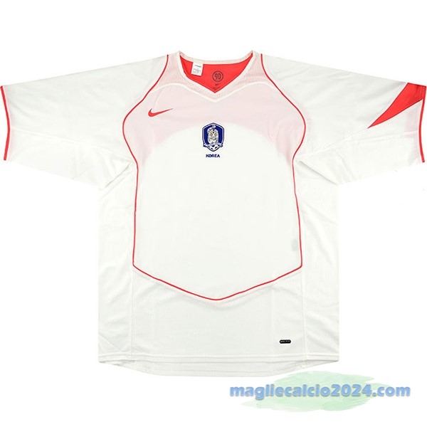Seconda Maglia Corea Retro 2004 2006 Bianco Poco Prezzo