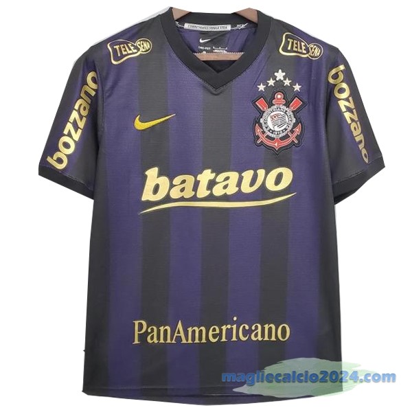 Seconda Maglia Corinthians Paulista Retro 2009 2010 Purpureo Poco Prezzo