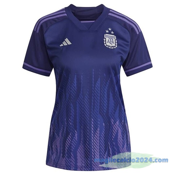 Seconda Maglia Donna Argentina 3 Stars 2022 Purpureo Poco Prezzo