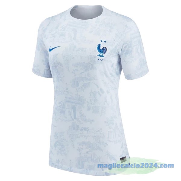 Seconda Maglia Donna Francia 2022 Bianco Poco Prezzo