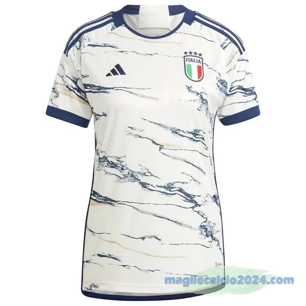 Seconda Maglia Donna Italia 2023 Bianco Poco Prezzo