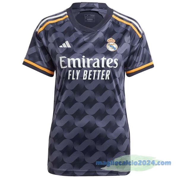 Seconda Maglia Donna Real Madrid 2023 2024 Grigio Poco Prezzo