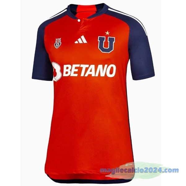 Seconda Maglia Donna Universidad De Cile 2023 2024 Rosso Poco Prezzo