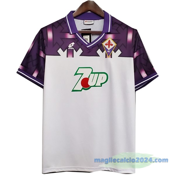 Seconda Maglia Fiorentina Retro 1992 1993 Bianco Poco Prezzo