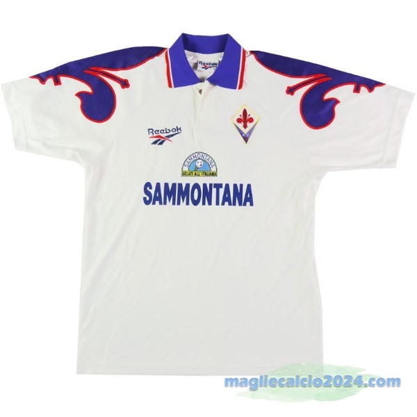 Seconda Maglia Fiorentina Retro 1995 1996 Bianco Poco Prezzo